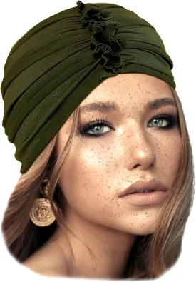 ShariRose Turban Headband Wide Soft Cotton Head band for Women Hairband Boho Chic Handmade