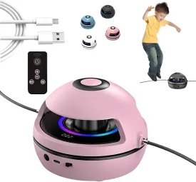 Smart Jump Rope Machine, Electric Music Jump Rope, Smart Counting Rope, 1-10 Speed Levels, Bluetooth Remote Control, Parent-Child Interactive, for Kids 4-12 and Adults