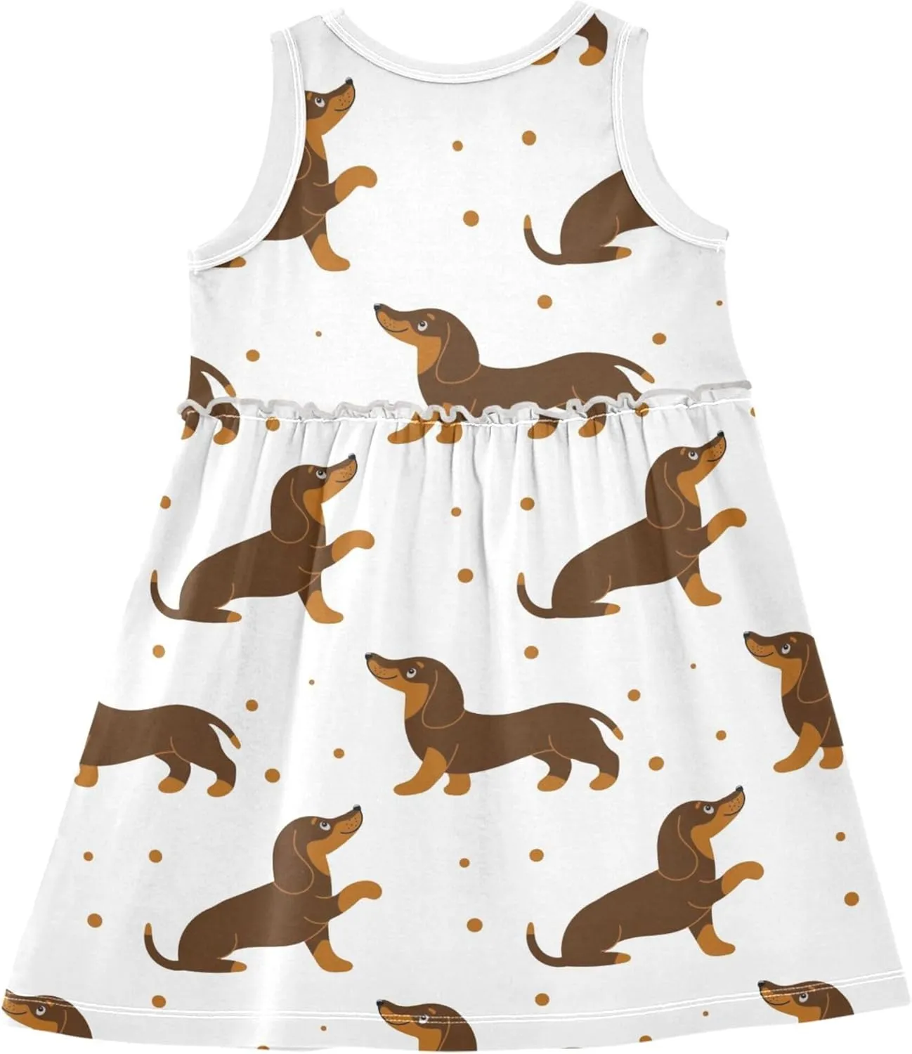 Summer Girl Dress Casual Dress Sleeveless Toddler Outfits Clothes