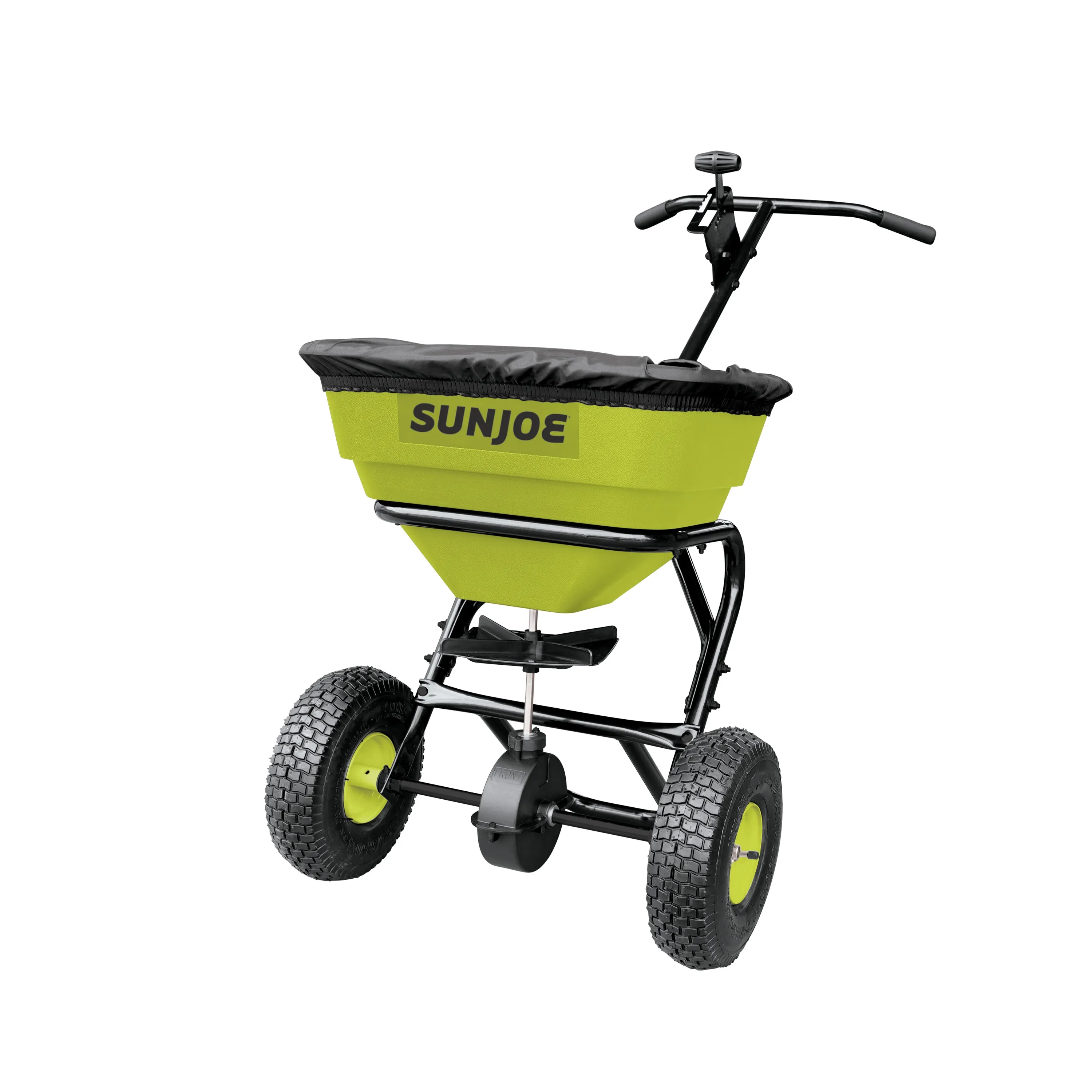 Sun Joe SJ-WBS70 Multi-Purpose Walk-Behind Spreader | 70 Lb. Capacity | Spreads Ice Melt, Grass Seed, Weed Killer, and More