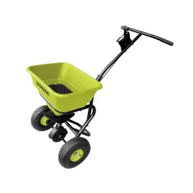 Sun Joe SJ-WBS70 Multi-Purpose Walk-Behind Spreader | 70 Lb. Capacity | Spreads Ice Melt, Grass Seed, Weed Killer, and More
