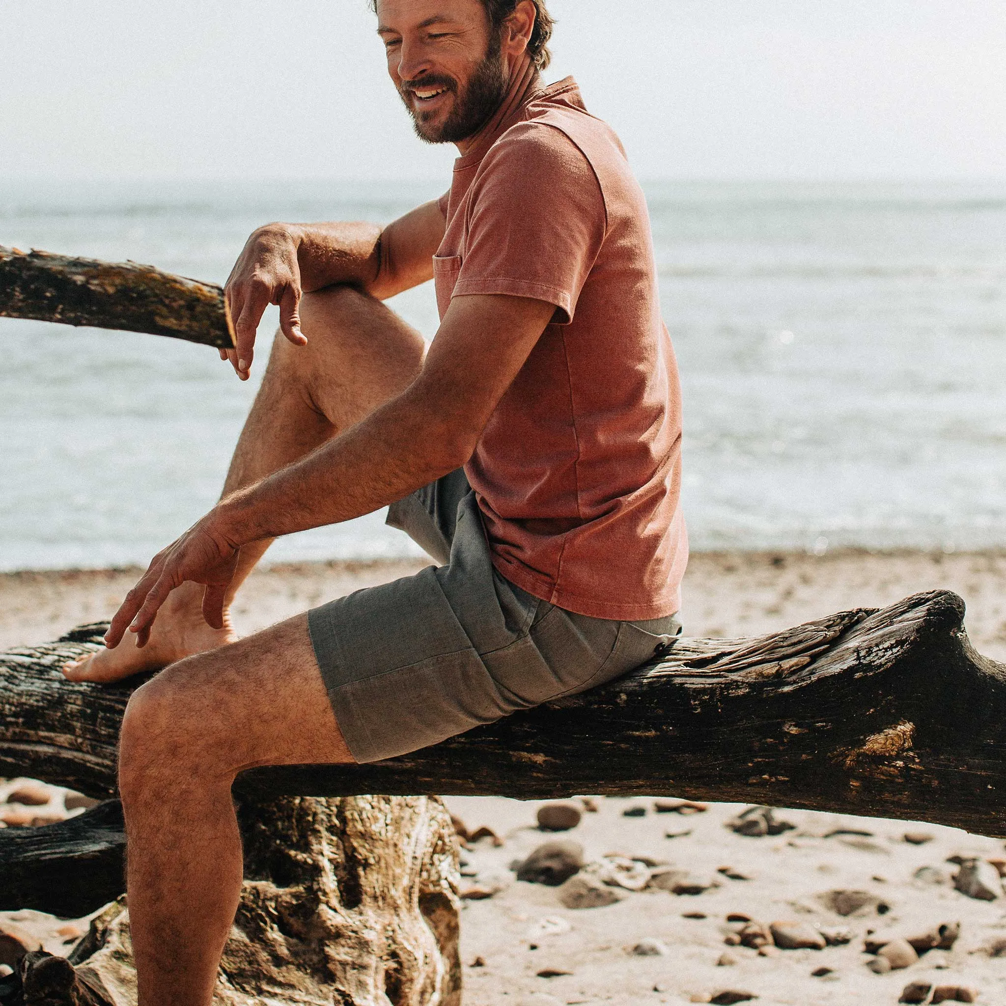 The Après Short in Ash Hemp