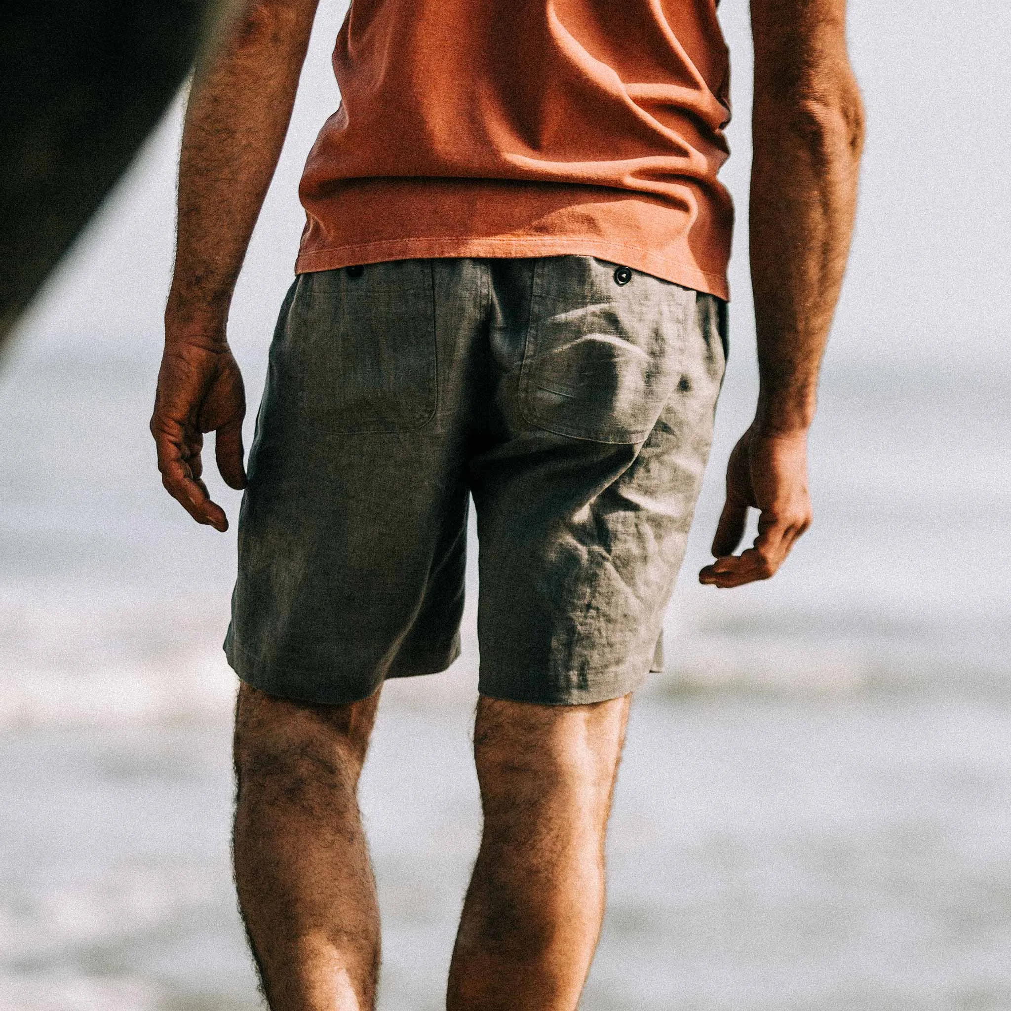 The Après Short in Ash Hemp
