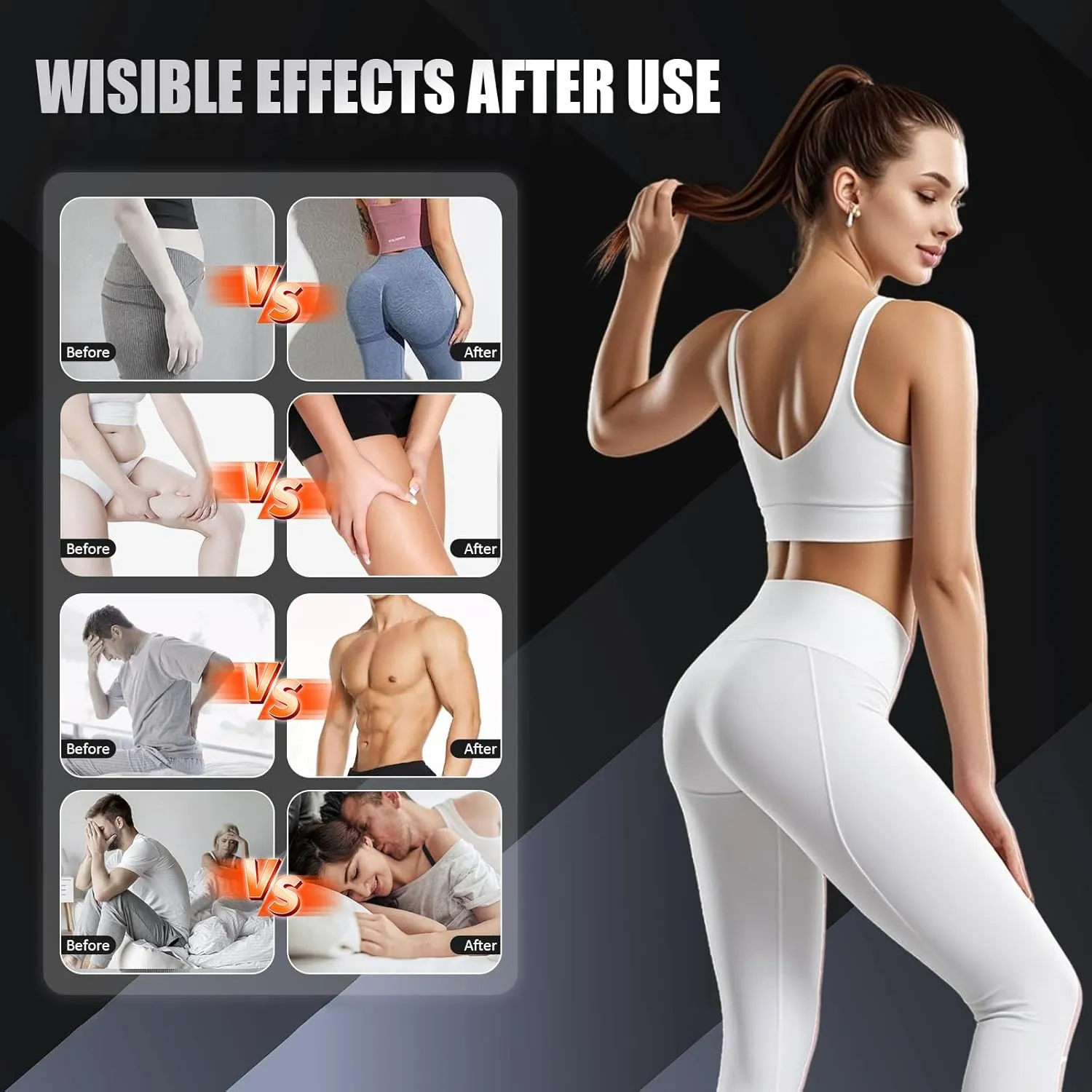 Thigh Master Thigh Exerciser for Women, Large Resistance Thigh Trainer Pro Hip and Pelvis Trainer, Inner Thigh Exercise Kegel Exerciser for Home Gym