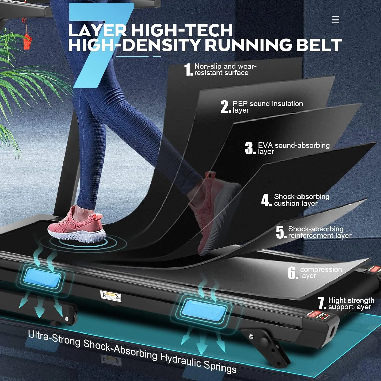 Treadmill with Incline,FUNMILY 3.25HP 18 INCH Wide Treadmill for Home, 300lb Capacity Walking Running Machine with 36 Preset Programs,18"x51" Running Belt, LCD Display, App Control