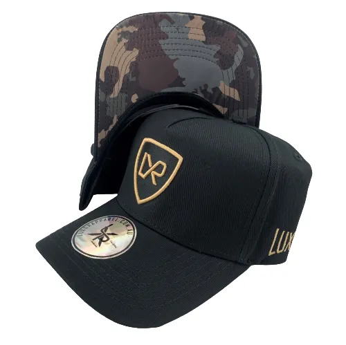 VIPER A-frame, Black & Gold (Camo Under Peak)