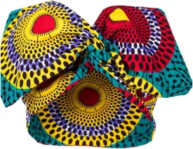 Women African Print Traditional Headwraps Scarf Bohemian Hair Bands