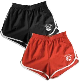 Women's SF Shorts (Two Color Options - Red & Black)
